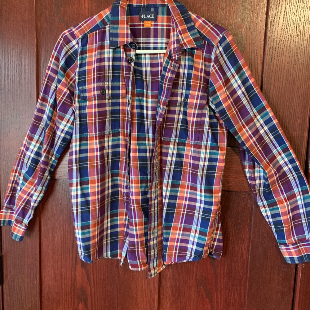 The childrens place button down flannel
